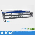 AMP 1U 19 &quot;cat6 24 ports non blindés mural RJ45 horizontal 110 IDC krone patch panel